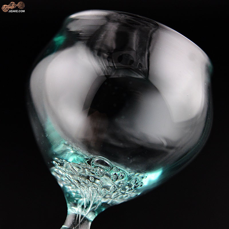 glassimeca　神永朱美　琵琶湖彩　ワイングラス（空色）