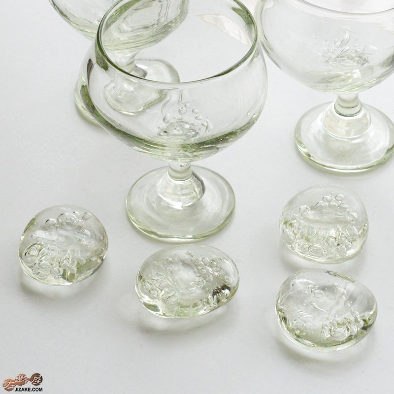 glassimeca　神永朱美　琵琶湖彩　箸置き（薄緑）