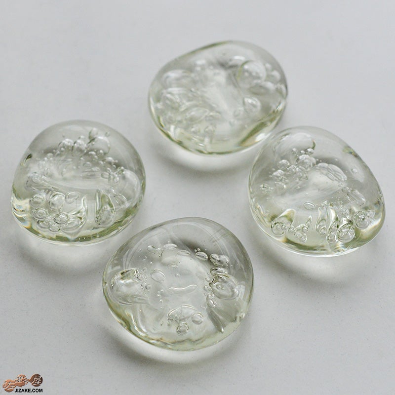 glassimeca　神永朱美　琵琶湖彩　箸置き（薄緑）