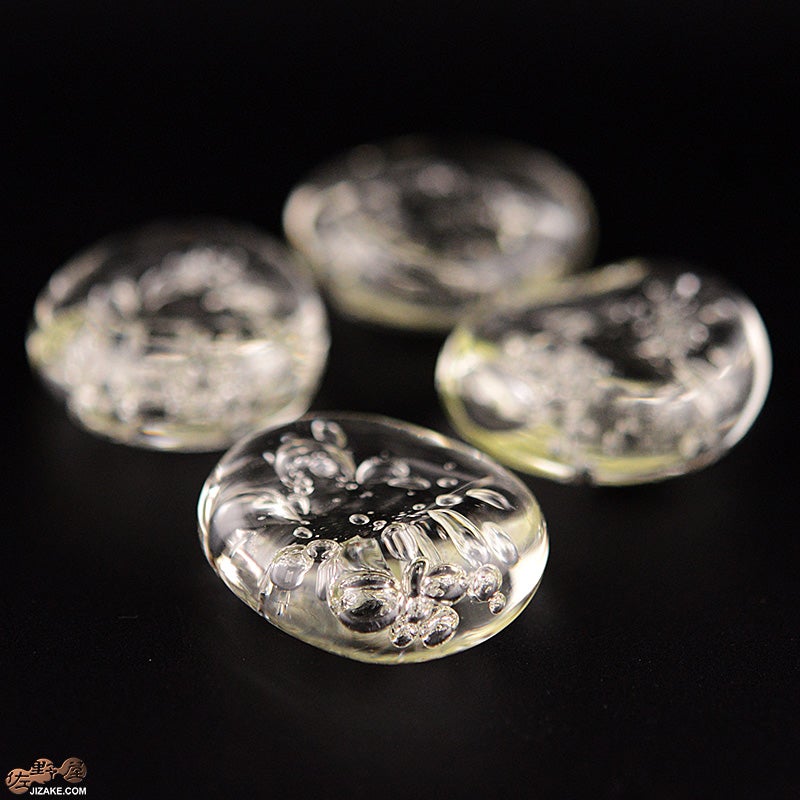 glassimeca　神永朱美　琵琶湖彩　箸置き（薄緑）
