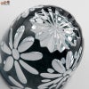 塩原清夏　切子ぐいのみ　flower 白