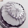 JOEglass　切子丸杯　戯れ猫　紫　ちょいちょい